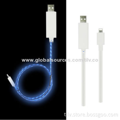 EL Light USB Cable for iPhone